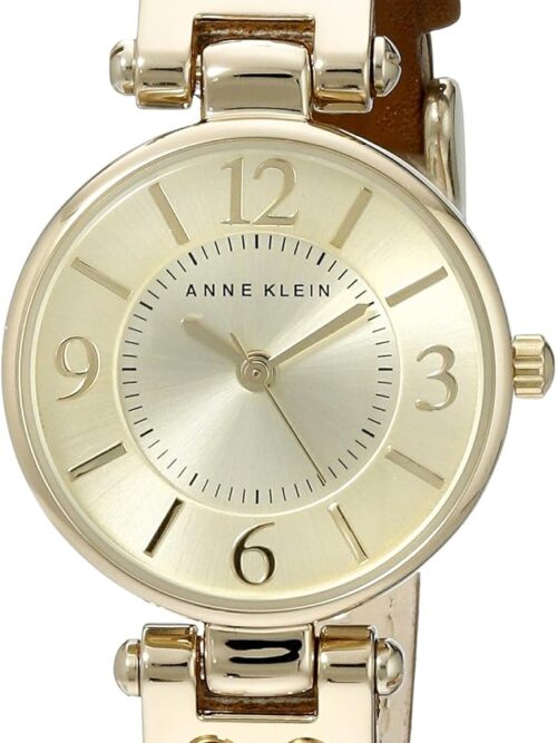 Anne Klein Women's Leather Strap Watch